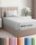 Extra Deep Pocket Twin XL Sheet Set – Breathable & Cooling – Grey Stripes