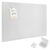 Extra Large Bulletin Board, 72 x 48 Inches Decorative Felt Pin Board Foldable Photo Board Self-Adhesive Vision Board with 50 Pushpins for Office, Home, School, Cork Board Alternative for Wall (White)
