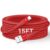 Extra Long USB C Cable 15FT, USB A to USB C Cable Fast Charging Cord Braided Type C Charger for iPhone 17 Pro Max, 16 15, iPad Pro,Air,Mini, Samsung, Pixel, Moto, Android Phones & Tablets – Red