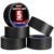 EZLYFF Black Gaffers Tape 5 Pack, 2 Inch x 30 Yards Gaff Tape, No Residue