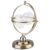 Fabater 15 Minutes Metal Hourglass Sand Timer, Glass Vintage Timer for Living Room Decor, Rotating Seamless Nut Design, Copper Plated Round Base, Yoga Running Classroom Time