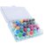 Fabater 35 Colors Finger Ink Pad for Kids Mini DIY Stamping Pad Bright Color Crafting Art Inkpad Washable for Paper Cloth Wood Clay
