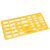 Fabater Architectural Drawing Template, Hollow Geometric Ruler, Plastic