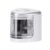 Fabater Battery Operated Automatic Electric Pencil Sharpener with 2 Holes, Multifunctional Pencil Sharpener for Kids Students, 6-8mm & 9-12mm, Portable Cute with Safety Cover (Silver)