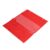 Fabater Magnetic Pocket Chart, 5 Rows Transparent Pockets Schedule Pocket Chart Classroom with Builtin Magnets and Hook and Loop Fasteners for Home School Classroom (Red)