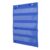 Fabater Magnetic Pocket Chart 5 Rows with Clear Pockets, Schedule Pocket Chart for Classroom & Homeschool, Small Teaching with Builtin Magnets for Whiteboard, 16.5×13.8in (Blue)