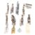 Fabater Universal Presser Foot Set for Sewing Machine, 12-Piece Vintage Replacement Kit with Rolled Hem, Zipper, and NonStick Feet, Household DIY Sewing Accessories for Old and