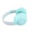 Fabater Wireless BT 5.3 Headphones with Microphone for Kids, 18H Playtime LED Light Foldable Headset for Gaming Music Phones Tablets PC, Wired & Memory Card Support (Green)