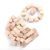 Fabater Wood Cubes for Crafts, 10mm 50Pcs (10mm (50 Pieces))