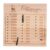 Fabater Wooden Farkle Dice Tray Set Improve Math Skills Classic Dice Game Tray for Family Game Night Premium Roll with 6 (Square 15cm)