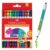 Faber-Castell DuoTip Washable Markers – 12 Markers, 24 Colors | Great for Summer Supplies (Ages 4+)