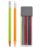 Fabric Chalk Pencil Heat Erase Washable，2 pen + 12 color refills
