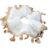 Fabric Lace Hair Tie Scrunchie, White Embroidered Ponytail Holder