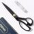 Fabric Scissors 9 Inch Professional Sewing Shears for Fabric,Cloth Cutting Sharp Heavy Duty Scissors Large High Carbon Steel Tailor Shears for Home Office School (9 inch)