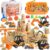 Faburo 34Pcs Sand Construction Site Kit Sensory Bin Toy for Toddler