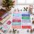 Faccito 240 Pcs Christmas Ticket Style Bookmarks Bulk Gift 5.9 x 2.4 Inches Decorative Reading Page Markers Bookish Book Tracker Book Club Reading Party Supplies for Books Club Women Teacher Library