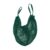 Fackelmann 682991 Reusable Shopping Bag, Decorative Bag, Shopping Net, Cotton, Green, 38 x 32 x 5 cm