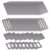 Fafeicy 48 Low Carbon Steel Welding Plates Practice Kit for Brazing