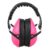 Fafeicy Children Safety Earmuffs with Soft Adjustable Headband for Study Sleep Travel (Pink)
