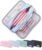 FAHZON Cute Pencil Case, 3 Large Compartments Pencil Pouch, Elastic Pen Slots&Mesh Pockets for Stationery, Pencil Bag for School Supplies with Zipper for Girls Boy Women Teens Adults-Blue