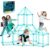 FAILV Fort Building Kit for Kids 120 Pieces Glow in the Dark Toys