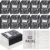 Fainne 100 Pack Mini Composition Notebook Bulk 4.5″ x 3.3″ Pocket Composition Books Small Narrow Ruled Compositions Note Pad Marble Journal Books for Students School College Office 60 Pages(Black)