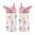 FAIVHSO Ballet Water Bottle with Straw Lid, 12 oz Insulated Stainless Steel Tumbler, Travel Cups, Birthday Gifts for Girls Ballerina Dance Lovers