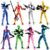 Falandi Dummy 13 Action Figure Set, 3D Printed Titan 13 Fidget Toys, 2026 Assembly Completed Multi-Jointed T Lucky Nova 13 Anime Figure for Boys, Figura de acción 13 (8 Colors)