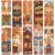 Fall Bookstore Bulk Bookmarks, 50 Pcs Autumn Double-Sided Paper Book Marks