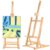 Falling in Art Basic H-Frame Tabletop Easel, Adjustable Beechwood Desktop Easel, Portable Painting Easel Stand for Beginners and Artists, Holding Canvas up to 24″ High