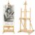 Falling in Art Large H-Frame Studio Easel for Painting, Holds up to 78”