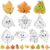 Fall Leaf Art Craft Coloring Magnet Kit for Kids DIY Game Thanksgiving Decor