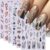 Fall Nail Stickers 6PCS – Leaf Flower Nail Decals Self-Adhesive Autumn Leaves Floral Plant Nail Art Design Supplies Cute Fall Stickers for Women Nail Art Decorations Accessories