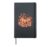 Fall Shirt Women Vintage Pumpkin Autumn Graphic Thanksgiving Hardcover Journal, Black