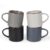 famiware Coffee Mugs Set of 4, Nebula 14oz Coffee Mugs Ceramic Cup Set