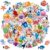 Fancy Land 100Pcs Ocean Stickers Vinyl Waterproof Under The Sea Decals for Water Bottles Sea Creature Sticker Pack for Laptop Scrapbooking Decorations Supplies