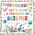 Fancy Land Science Bulletin Board Set for Classroom Decorations 89Pcs
