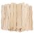 Fan Handles Beige Wooden for 120pcs Wavy Craft Making Projects