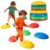 FANTASK Non-Slip Children’s Balancing Stones, Indoor & Outdoor Stepping Stones, Stepping Stones up to 80 kg Load Capacity, Sensory Toy from 3 Years (Set of 8, Turtles)
