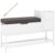 FANTASK Shoe Cabinet with Bench, 100 x 30 x 68 cm, Shoe Rack with Hinged Lid, Seat & 2 Doors, Bench with Storage Space, Storage Organiser for Hallway, Living Room & Wardrobe