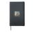 Fantasy Book Lover Library Bookworm Literature Mystery Hardcover Journal, Black