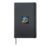 Fantasy Book Lover Library Bookworm Literature Mystery Hardcover Journal, Black