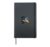 Fantasy Book Lover Library Bookworm Literature Mystery Hardcover Journal, Black