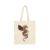 Fantasy Dragon Cotton Canvas Tote Bag – Aesthetic Mythical Graphic Reusable Shopping Bag