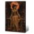 Fantasy Winged Demon Woman Canvas Wall Art Autumn Leaves Orange Moon Gothic Mythical Creature Painting Dark Female Figure Portrait Decor For Home Living Room Bedroom Gallery Print Unframed