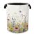 Farmhouse Laundry Basket with Handles, Foldable Oxford Clothes Hamper with Rustic Wildflowers, Portable Dirty Clothes Storage Bucket for Laundry Room Bedroom Bathroom Dorm,20.8×16 Inch