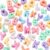 FASHEWELRY 100Pcs Macaron Colors Jumbo Letter Beads for Paracord, UV Plating Big Alphabet Beads Iridescent Big Spacer Bead for Bracelets Necklace Keychains Jewelry Making