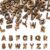 FASHEWELRY 50Pcs Chunky Large Letter Beads for Paracord Keychains Making
