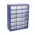 FashionCha 18-Drawer Organizer 6-by-3 Layout Molded Frame Home Organization, Blue