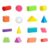 FashionCha Children Geometric Puzzle Shape Blocks Set Cube Sphere Cone Column Stacking Sorting Assembling Wood Smooth Surface Suitable for fine Motor Practice Cognitive Training Daycare use